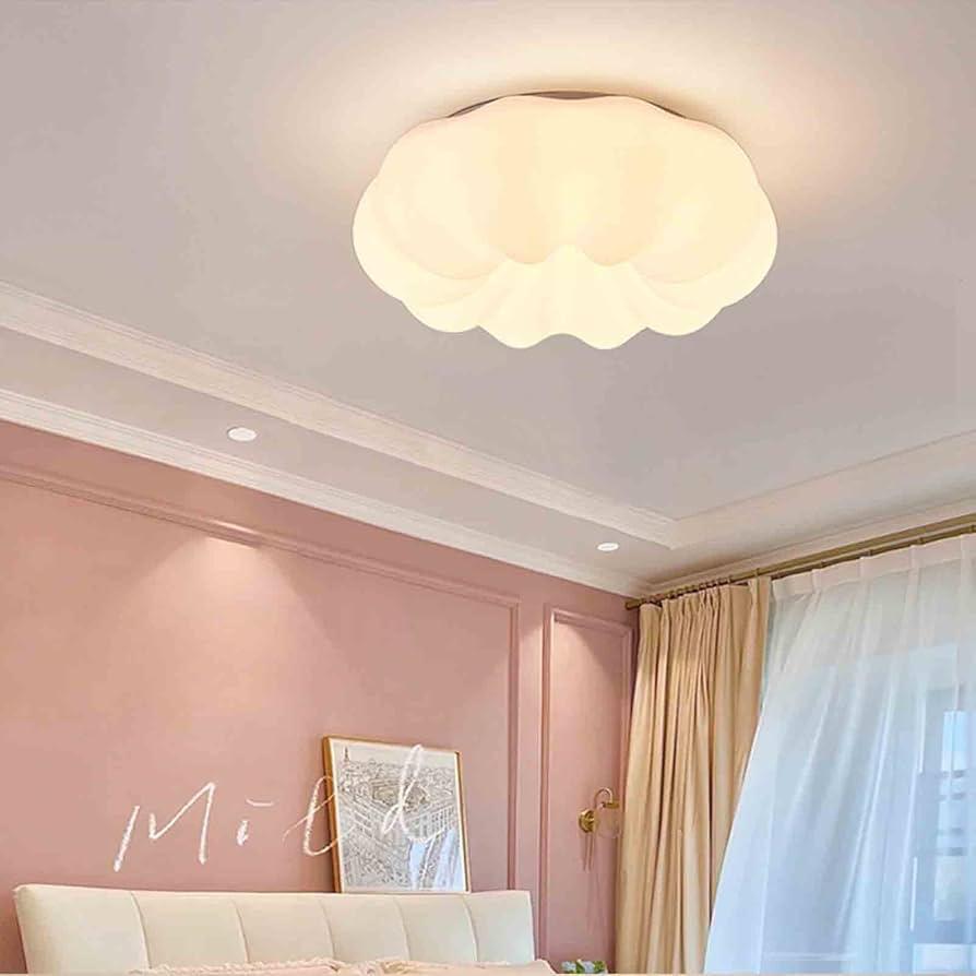 Modern Scalloped Flower LED Flush-Mount Ceiling Light