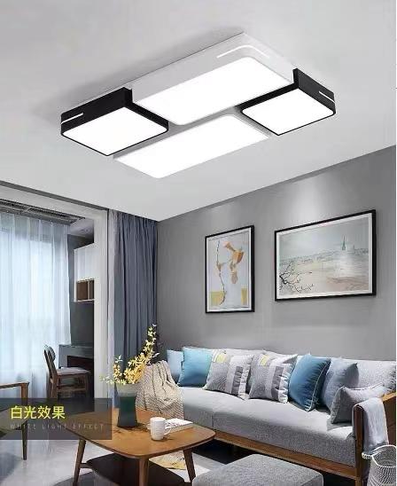 Rectangular Two-Tone LED Ceiling Light