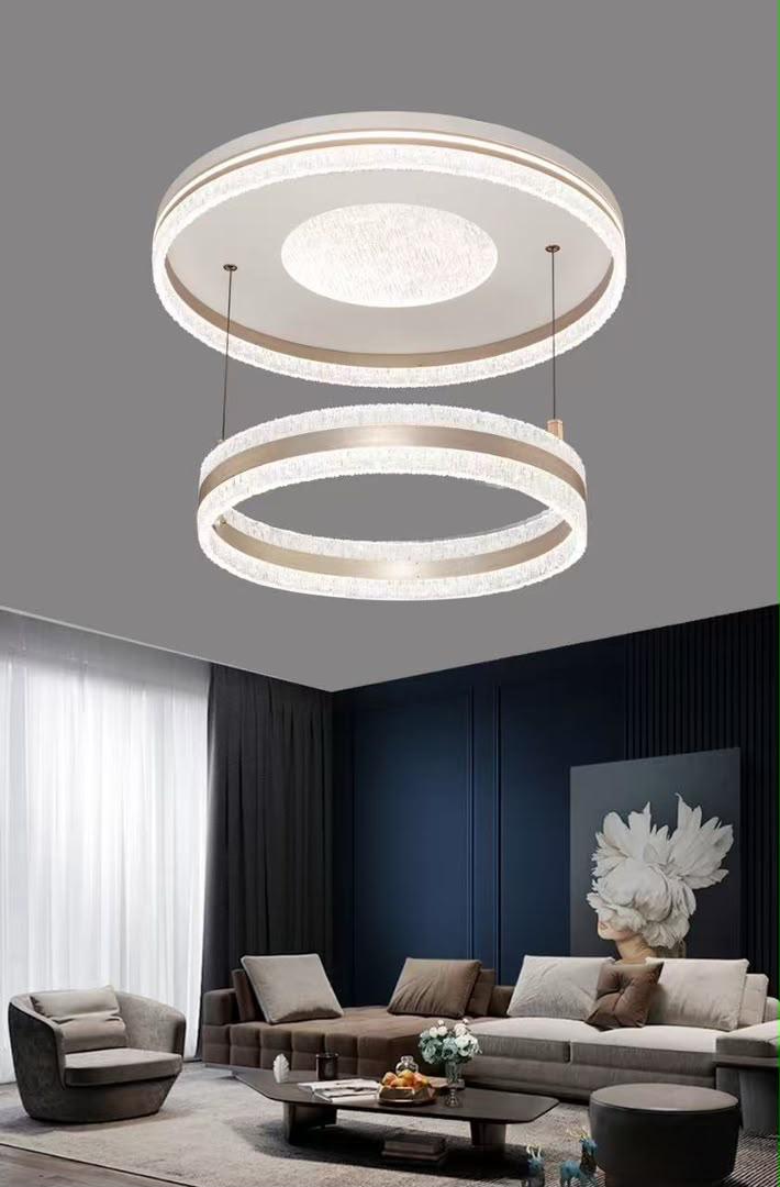 Automatic Chandelier With Remote Control – Round LED Ceiling Light